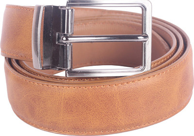 

eXcorio Men Formal Tan Artificial Leather Belt