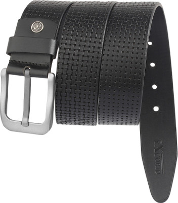 

eXcorio Men Formal Black Genuine Leather Belt