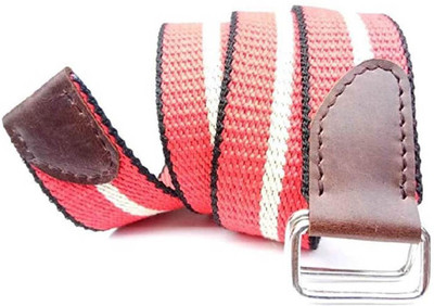 

Naazo Men & Women Red, Black, White Fabric Belt, Red 19