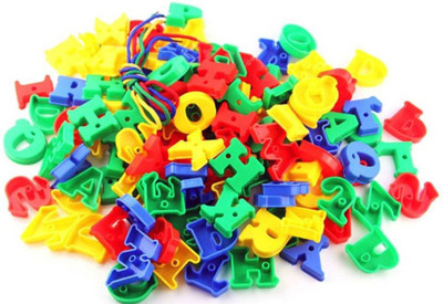 

Johnnie Boy String Along Colored A-Z English Alphabet Plastic Block Learning Ans Educational Toy For Kids(Multicolor)
