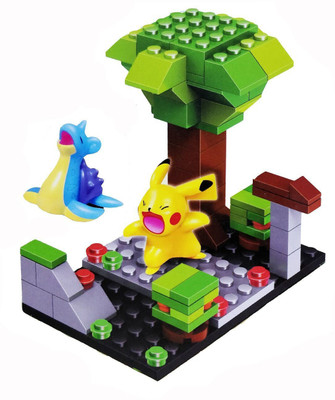 

Emob Cartoon Character Pokemon Theme 71 Pcs 3D Block Set(Multicolor)