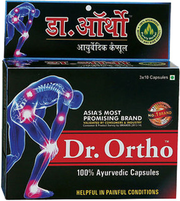 

Dr. Ortho AYURVEDIC PAIN RELIEF CAPSULES 30 Caps (Pack of 1) Capsules(30 g)