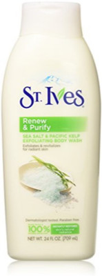 

St. Ives Renew and Purify Body Wash - Purify Sea Salt - 24 oz(200 ml, Pack of 3)