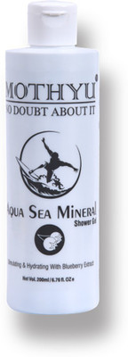 

MOTHYU Natural Aqua Sea Mineral Shower Gel Stimulating Hydrating With Blueberry Extract(200 ml)