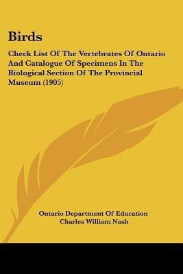 Birds(English, Paperback, Ontario Department of Education)