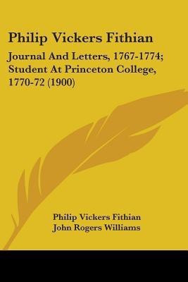 Philip Vickers Fithian(English, Paperback, Fithian Philip Vickers)