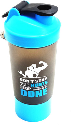 

GC SKI Premium Gym Shaker With Protien,& Suppliment Compartment and Blender Ball -BLUE 800 ml Shaker(Pack of 1, Blue)