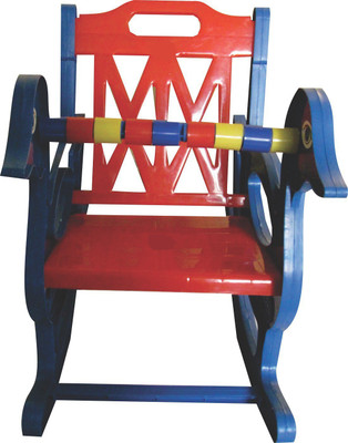 

pihu enterprises Rocking chair Red_Blue(Red)