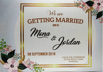 

Chocodusk Personalized Wedding Invitation with Chocolate Box, 250 grams (18.5x27x3 Cm) pack of 6, White Flower Design Truffles(Pack of 6, 250 g)