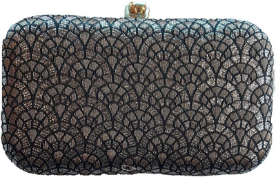 

The Indian Handicraft Store Party Black Clutch