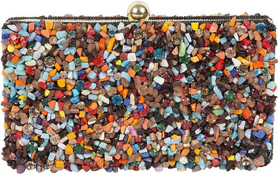 

The Indian Handicraft Store Party Multicolor Clutch