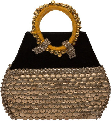 

The Indian Handicraft Store Party Black Clutch