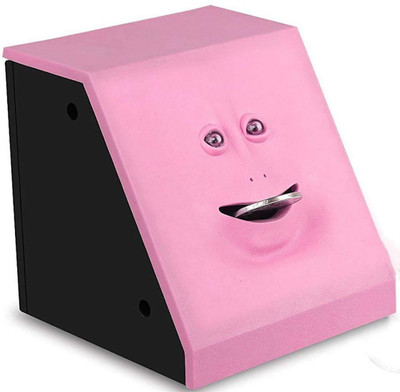 

Webby Battery Operated Money Eating Coin Bank(Pink)