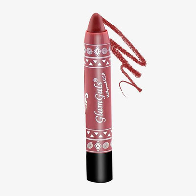 

GlamGals 24/7 Lip Color Long Lasting Moisturising Kissproof Lipstick pencil(Maroon, 3.7 g)