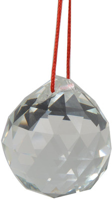 

Vyne Vyne fengshui crystal ball 40 mm Decorative Showpiece - 4 cm(Crystal, White)