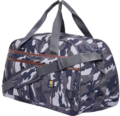 

HEXING (Expandable) k-09 Travel Duffel Bag(Grey, White)
