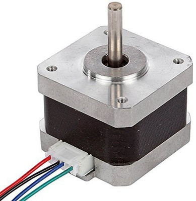 

Invento 2pcs Nema 17 4.2 Kg-cm Bipolar Stepper Motor + L Bracket Mount + Vibration Damper for CNC Robotics DIY Projects 3D Printer Electronic Components Electronic Hobby Kit