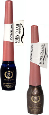 

Colors Queen Water Proof Shimmer Glitter Liner 10 g(Navy Blue, Brown)