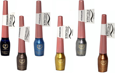 

Colors Queen Water Proof Shimmer Glitter Liner 30 g(Gold, Silver, Blue, navy blue, coca cola, Brown)