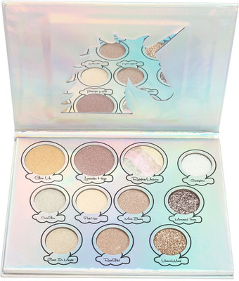 

BuyChoice 11 Colors Mirror Palette Glitter Glow Eye Shadow 5 g(Multicolor)