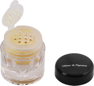 

Ear Lobe & Accessories Pure Glitters & Pigment Eye Shadow Powder Gold Crush 01 2 g(Gold Crush)