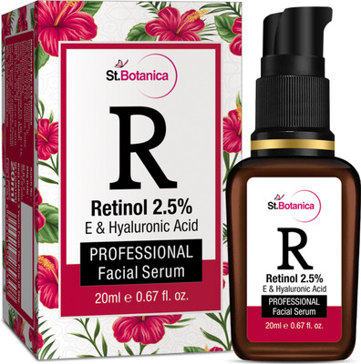 

StBotanica Retinol 2.5% + Vitamin E & Hyaluronic Acid Professional Facial Serum Anti Wrinkle / Aging Serum(20 ml)