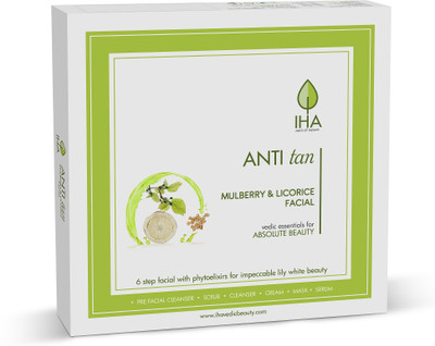 

IHA Anti Tan Mulberry & Licorice Facial Combo (6-in-1) Mini Kit 97.5 g(Set of 6)