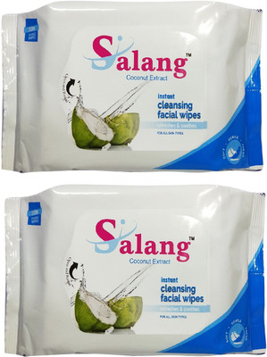 

SALANG Everyday cleansing wipes-Coconut(30pcs/pack)(Pack of 30)