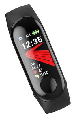 

CASADOMANI M3 Smart Band Sleep Sports Fitness Activity Tracker Pedometer Bracelet Watch Fitness Band(Black, Pack of 1)