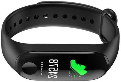 

CASADOMANI M3 Blood Pressure,Heart Rate Fitness Tracker Bluetooth For Android And IOS Phone Fitness Band(Black, Pack of 1)