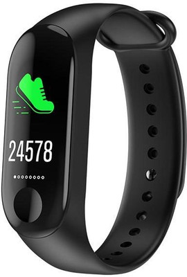 

CASADOMANI Smart Wristband M3 Heart rate monitor bracelet Activity tracker Pedometer Fitness Band(Black, Pack of 1)