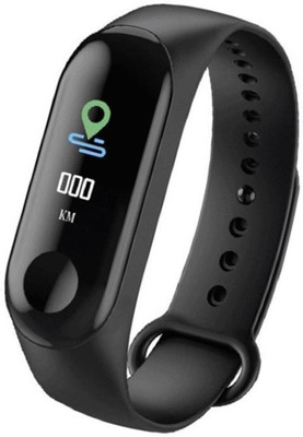 

LIFEMUSIC Band M3 Smart Wristband Fitness Bracelet M3 Band Band 3 Big Touch Screen OLED Fitness Band(Black, Pack of 1)