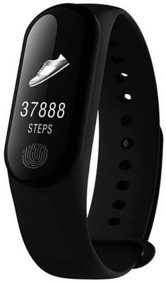 

LIFEMUSIC M3 Plus Smart Activity Fitness Tracker Band | OLED Touch Display Fitness Band(Black, Pack of 1)