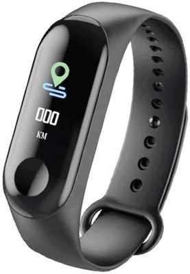 

LIFEMUSIC M3 Fitness Bracelet Color-screen IP67 Waterproof blood pressure Fitness Band(Black, Pack of 1)