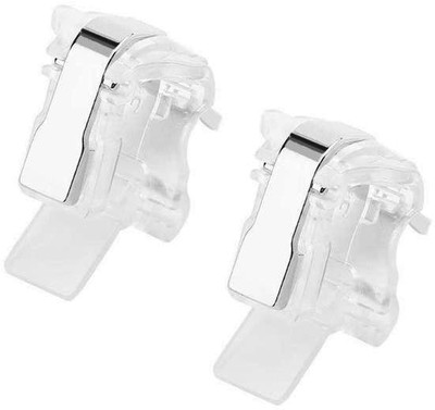 

eDUST New Design Pubg Game Trigger for Mobile Joystick Gaming Accessory Kit(Transparant, For Android, iOS)