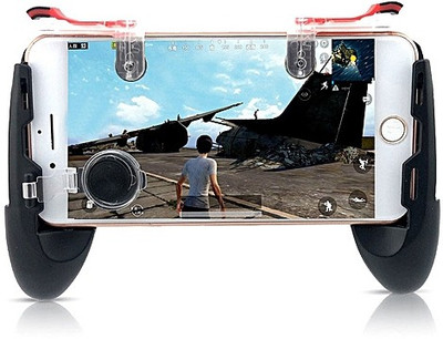 

Buy Genuine PUBG Gaming Joystick for Mobile / Trigger for Mobile Controller / Fire Button Assist Tool And Grip Case Controller PUBG Black for Smartphones (Game Triggers+Game pad Handle-2) Gaming Accessory Kit(Black, For Android, iOS)