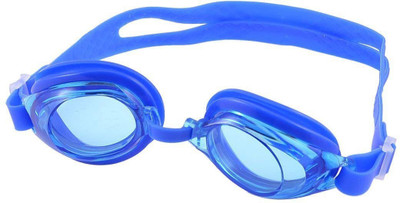 Morex Water World Anti fog Swimming Goggles (Blue) With Box Packing Swimming Goggles Swimming Goggles(Blue)