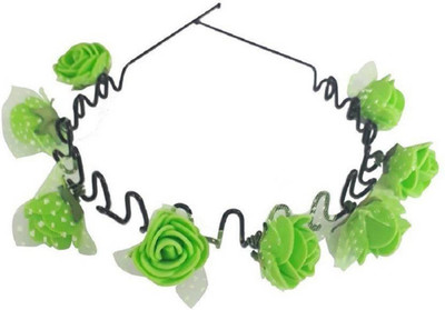 

PELO Flower Headband/Hair Band For Kids,Girls And Women (Green) Head Band(Green)