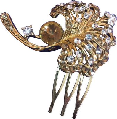 

the fab Hair Stone Pin Comb Hair Pin(Gold)