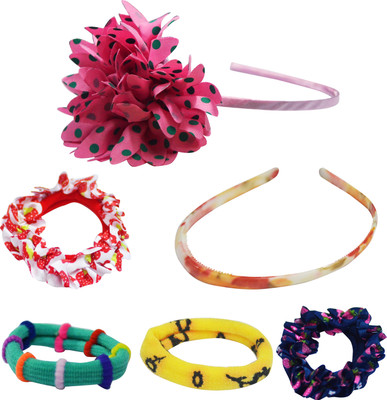 

Angel Glitter The Beauty Of Pink Flower Rubber Band(Multicolor)