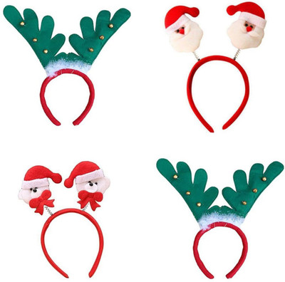 

4 Seasons Christmas theme party accessories hair band for party fun Hair Accessory Set(Multicolor)