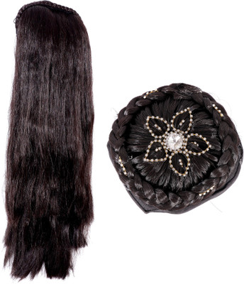 

HONBON Juda Wig for Women And Girls, Juda Accessories for Women and girls, Extension 18-20 Inches (Brown) Hair Extension