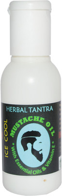 

Herbal Tantra Herbal Mustache Oil Ice Cool - 30 ml Hair Oil(30 ml)
