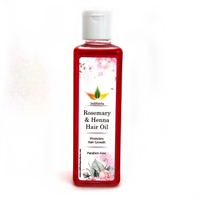 

IndiHerbs Rosemary Henna herbal hair oil Hair Oil(210 ml)