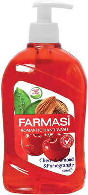 

Farmasi Romantic Hand Wash, Cherry & Almond & Pomegranate - 500ml (16.9oz)(500 ml, Pump Dispenser)