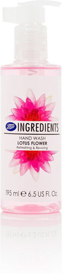 

Boots Ingredients Hand Wash, Lotus Flower - 195ml (6.5oz)(195 ml, Bottle)