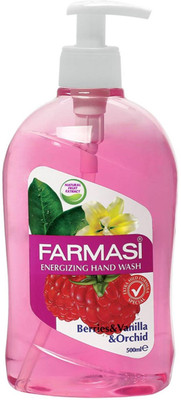 

Farmasi Energizing Hand Wash, Berries & Vanilla & Orchid - 500ml (16.9oz)(500 ml, Pump Dispenser)