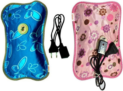 

Cinnamon Best Quality Pack of 2 Pain Reliever Rechargeable Electric 1 L Hot Water Bag(Multicolor)