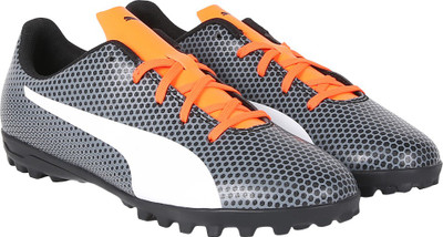 

Puma Boys Lace Sneakers(Black, Black- white-shocking orange