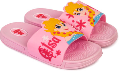 

Feet Essentials Boys & Girls Slip On Slipper Flip Flop(Pink